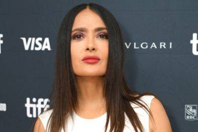 Salma Hayek On Her Showstopping TIFF Look: ‘It’s Important To Support Up-And-Coming Designers’ - etcanada.com - Ireland - Canada