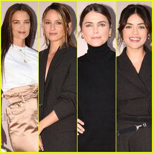 Katie Holmes, Dianna Agron & More Stars Enjoy Each Other's Company at Max Mara Pop-Up Boutique - www.justjared.com - New York