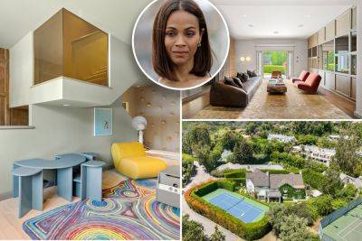 ‘Avatar’ star Zoe Saldana looks to sell Beverly Hills mansion for $16.5M - nypost.com