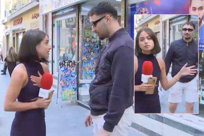 Man Arrested For Slapping Reporter’s Ass On Live TV! - perezhilton.com - Spain - Madrid