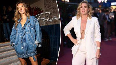 Kate Winslet, Gisele Bündchen and Leni Klum show off risqué fashion trend: PHOTOS - www.foxnews.com - New York - city Easttown