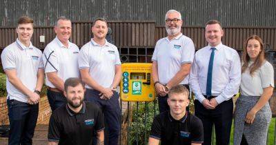 Ayrshire town's biggest employer gives back to community with launch of defibrillator - www.dailyrecord.co.uk - Scotland - city Ayrshire