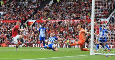 Manchester United fans fume at new angle of Rasmus Hojlund's disallowed goal vs Brighton - www.manchestereveningnews.co.uk - Manchester - city Brighton