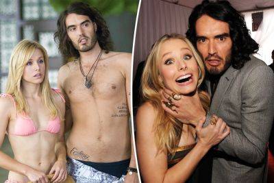 Kristen Bell warned Russell Brand she’d ‘sock him’ if he tried anything on ‘Forgetting Sarah Marshall’ - nypost.com - Britain - county Bell