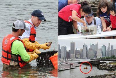 Clutch your pearls: See Prince William get all wet in NYC visit - nypost.com - New York - USA - New York - city Newark