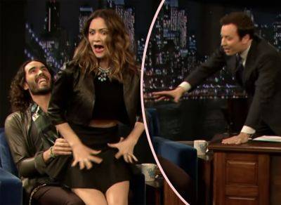 Watch Russell Brand GRAB A Shocked Katharine McPhee In Resurfaced 2013 Tonight Show Clip! - perezhilton.com