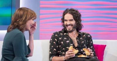 Lorraine Kelly recalls 'uncomfortable' moment Russell Brand touched her thigh on TV - www.ok.co.uk