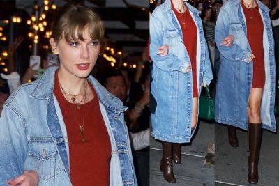 Taylor Swift’s Long Denim Jacket Is A Fall Fashion Must-Have – Get Similar Looks - etcanada.com - Canada