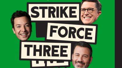 Jimmy Kimmel, Jimmy Fallon, Stephen Colbert Cancel ‘Strike Force Three’ Live Show as Kimmel Tests Positive for COVID - variety.com - Las Vegas