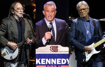 Eric Clapton and Stephen Stills help raise millions for controversial Robert F. Kennedy Jr.’s Presidential campaign - www.nme.com - Los Angeles - USA