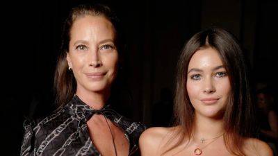 Christy Turlington's daughter steals the show at Alberta Ferretti's Milan fashion show - www.glamour.com - Britain - city Milan - county Florence