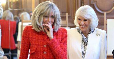 Camilla left in fits of giggles with First Lady Brigitte Macron during Paris trip - www.dailyrecord.co.uk - Britain - France - county Charles