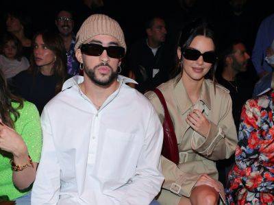 Kendall Jenner & Bad Bunny Hit Milan Fashion Week, Sit Together In Front Row Of Gucci Show - etcanada.com - New York - Italy