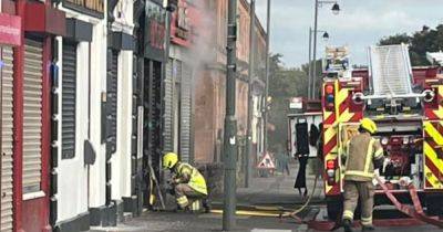 Firefighters tackle blaze at Chinese takeaway in Scots town - www.dailyrecord.co.uk - Scotland - China - Beyond