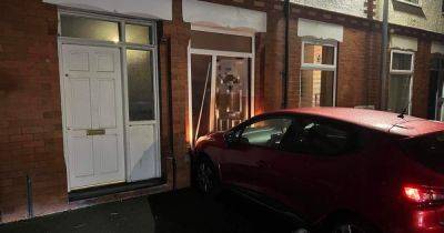 'It sounded like an explosion': Mum's horror after 'stolen' car ploughed through door as children slept upstairs - www.manchestereveningnews.co.uk - Manchester