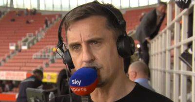Gary Neville slams Rodri after red card and explains impact it will have on Arsenal vs Man City - www.manchestereveningnews.co.uk - Spain - Manchester