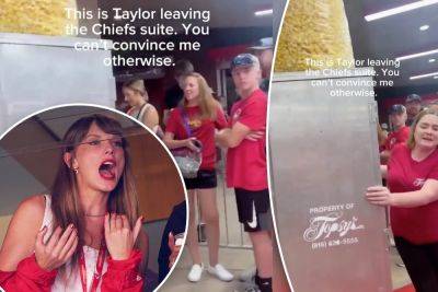 Taylor Swift fans are convinced she left Travis Kelce’s game suite in a popcorn cart - nypost.com - Chicago - Kansas City