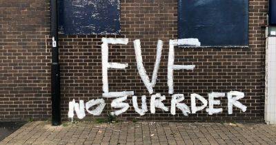 Sectarian graffiti removed near Stockport County's Edgeley Park - www.manchestereveningnews.co.uk - Manchester - county Stockport