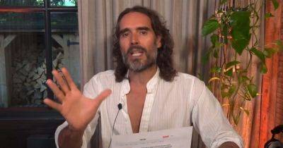 Russell Brand urges fans to pay £48 after YouTube suspends revenues and Met Police update - www.dailyrecord.co.uk - London - Ukraine - Russia