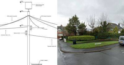 The 15 metre-high poles that could be put up on 29 streets in Greater Manchester town... hundreds more could follow across the region - www.manchestereveningnews.co.uk - county Oldham - county Preston