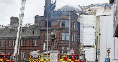Firefighters continue to battle blaze at historic Ayr hotel for third day - www.dailyrecord.co.uk - Scotland - Beyond