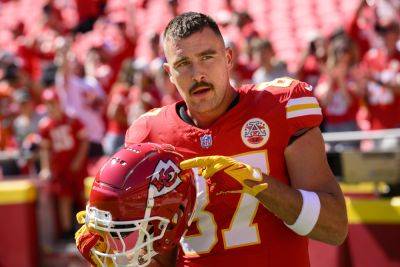 Travis Kelce Jokes ‘I Did This To Myself’ When Asked About Rumoured Taylor Swift Romance - etcanada.com - Chicago - Kansas City