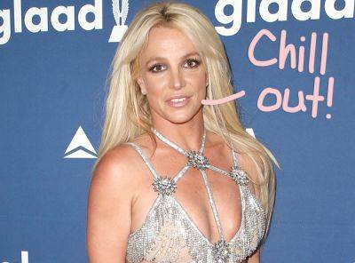 Britney Spears Slams Fans Who Are Worried About The Knives In Her Latest Dance Video! - perezhilton.com
