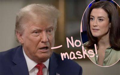 The Reason Donald Trump Hated COVID Masks Was Because They Messed Up His Makeup! - perezhilton.com - New York - Oklahoma - county Tulsa - Arizona