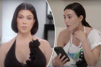 Kourtney Kardashian tells Kim she’s happiest ‘When I get the f–k away from you’ - nypost.com - Italy - Kardashians