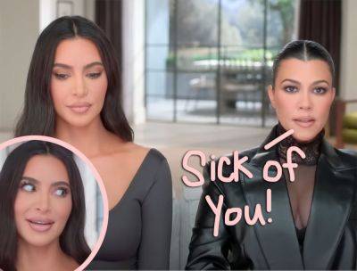 Kourtney Kardashian BLASTS 'F**king Witch' Kim Kardashian As Feud Worsens In HEATED Kardashians Premiere! - perezhilton.com - Italy