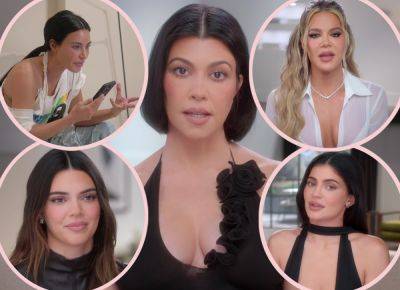 Kourtney Kardashian Throws Shade At Sisters’ ‘Not Kourtney’ Group Chat After Heated Fight With Kim! - perezhilton.com - USA - county Story