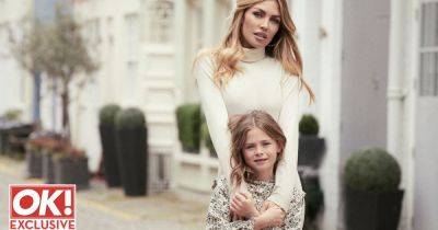 Abbey Clancy is joined by daughter Liberty to launch F&F's latest clothing collection - www.ok.co.uk