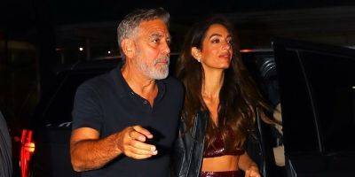 George & Amal Clooney Step Out To Dinner With Their Family in NYC - www.justjared.com - New York - Italy - South Africa