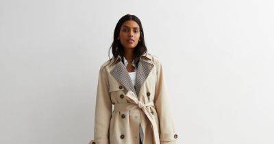 New Look shoppers are loving this check trench coat that ‘looks so much more expensive than it is’ - www.ok.co.uk