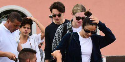 Lili Reinhart & Camila Mendes Leave Venice With Their Boyfriends Together - www.justjared.com - Italy