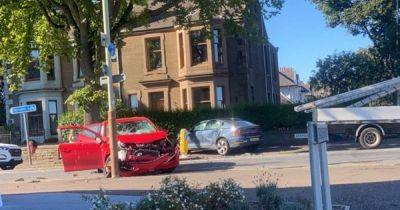 Woman rushed to hospital after two-vehicle crash in Dundee - www.dailyrecord.co.uk - Scotland - Beyond