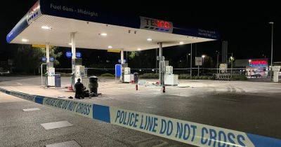 Horror on petrol station forecourt as man is left in life-threatening condition after 'setting himself alight' - www.manchestereveningnews.co.uk - Manchester