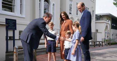 Prince William snubbed by cheeky Prince Louis on youngster's first day of school - www.dailyrecord.co.uk - Britain - county Windsor - Charlotte - county Berkshire