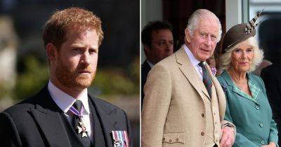 Prince Harry to be 'snubbed' by King Charles in London visit over 'unforgivable' attacks on Camilla - www.dailyrecord.co.uk - Britain - France - county Charles