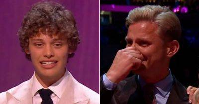Sobbing Jeff Brazier comforted by EastEnders actress after son Bobby scoops NTA - www.dailyrecord.co.uk