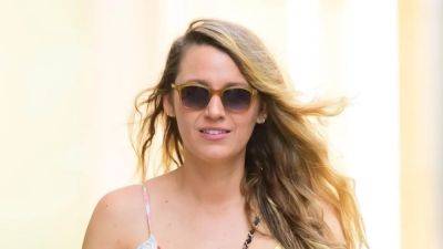 Blake Lively Elevated Her Flirty Corset Dress With a Power-Clashing Purse - www.glamour.com