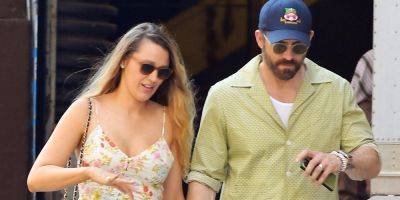 Blake Lively & Ryan Reynolds Hold Hands During End Of Summer Stroll in NYC - www.justjared.com - Paris - New York