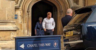 Prince Harry visits Windsor Castle to pay respects to late grandmother the Queen - www.ok.co.uk - Britain - London - county King George