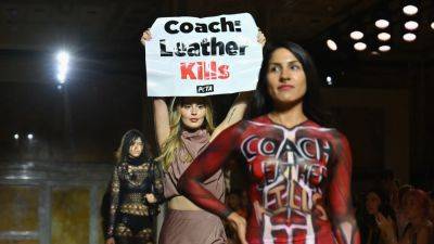 PETA Crashed the Coach Runway Show at New York Fashion Week - www.glamour.com - New York