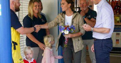 Kate Middleton makes very casual outfit change in jeans and trainers on Wales visit - www.ok.co.uk - county Ramsey