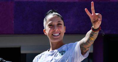 Women's World Cup champion Jenni Hermoso in training for the first time since non-consensual kiss - www.ok.co.uk - Australia - Spain - Mexico