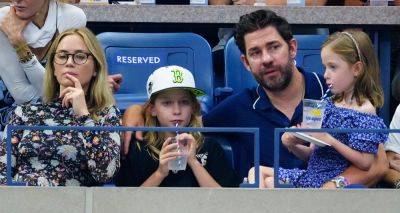 Emily Blunt & John Krasinski Attend U.S. Open 2023 Match with Their Two Kids - www.justjared.com - USA - Russia - county Arthur - New York - county Queens - Serbia - county Ashe