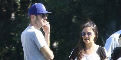 Mila Kunis & Ashton Kutcher Attend Son's Soccer Practice Amid Fallout for Writing Letters Supporting Danny Masterson in Rape Sentencing - www.justjared.com - Los Angeles