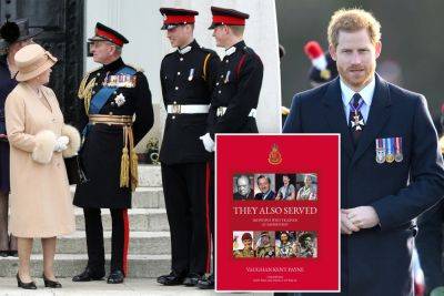 Prince Harry snubbed by British Army’s book on notable soldiers as brother William writes foreword - nypost.com - Britain - city Sandhurst