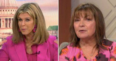 Lorraine Kelly says it's 'not fair' as she praises Kate Garraway and says what she 'should' do after Derek Draper death - www.manchestereveningnews.co.uk - Britain